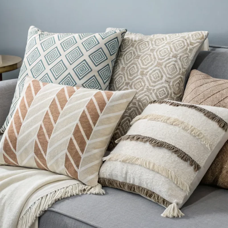 Organic Cotton Throw Pillows